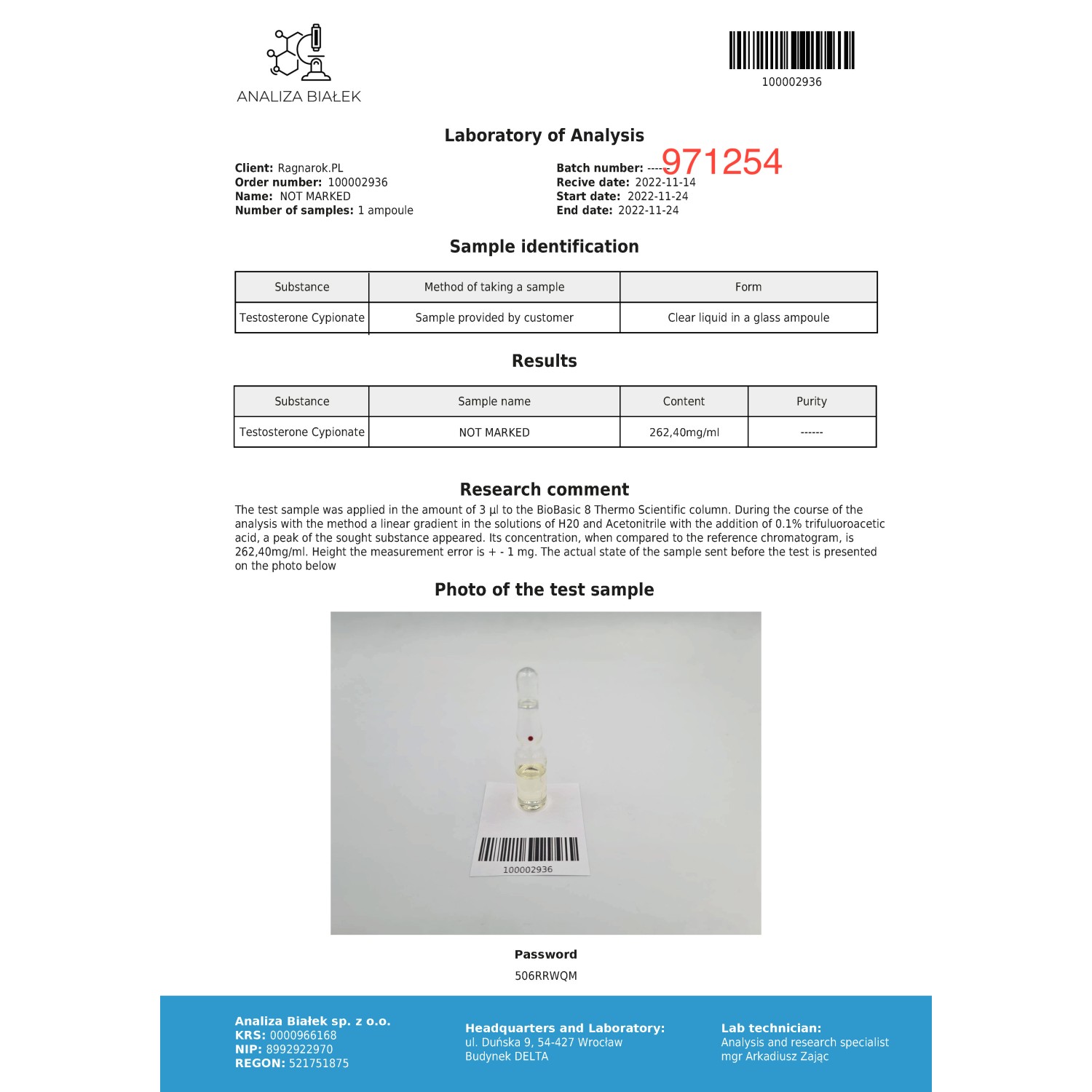 Cypilos 200 mg/ml (Testosterone Cypionate)