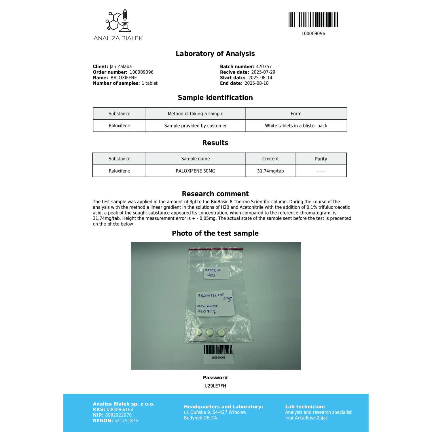 Raloxos 30mg (Raloxifene)
