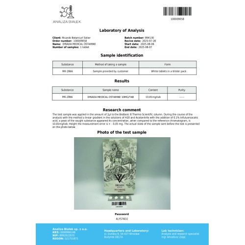 Ostarine 10mg (MK-2866)