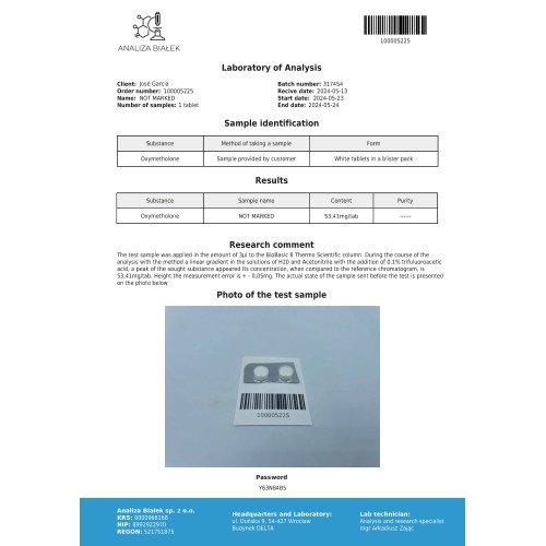 Anadrolus 50 mg (Oxymetholone)