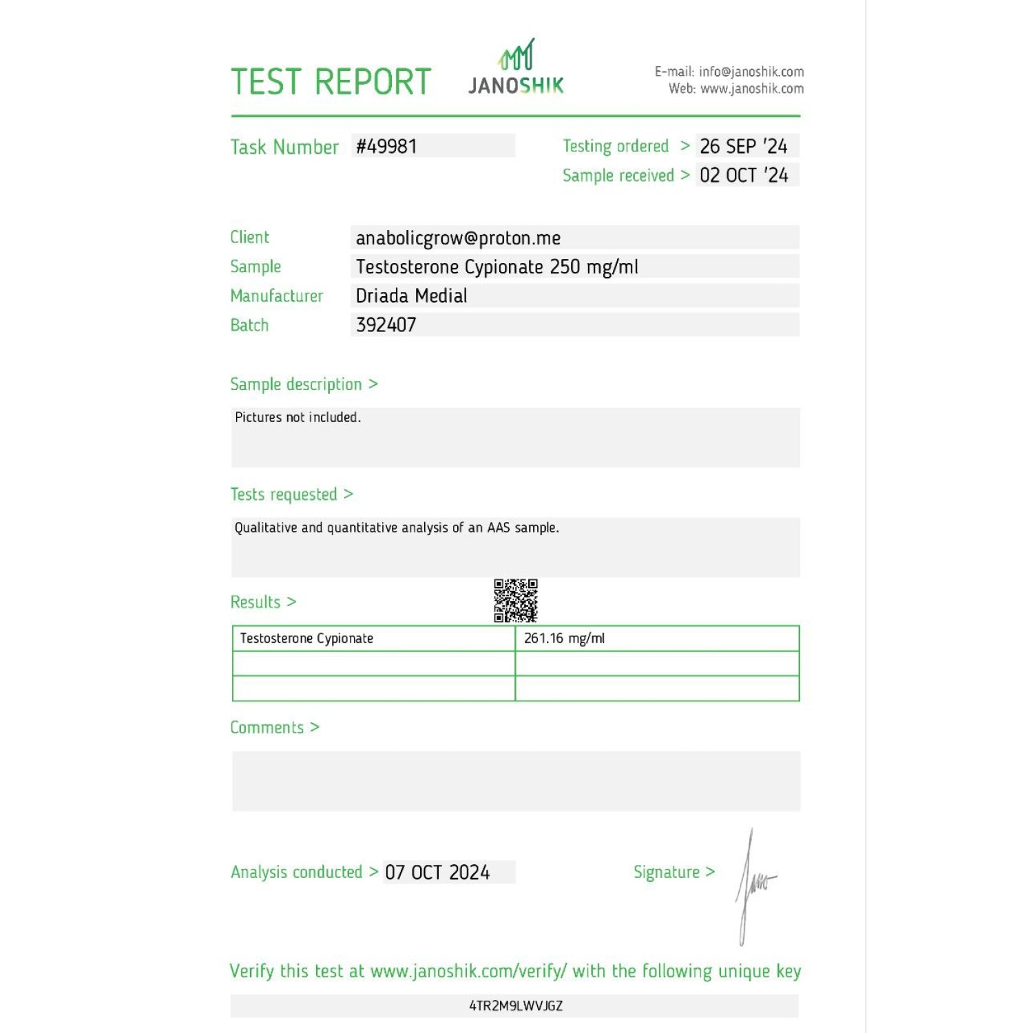 Cypilos 200 mg/ml (Testosterone Cypionate)