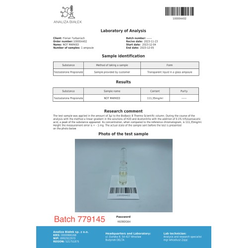 Propios 100 mg/ml (Testosterone Propionate)