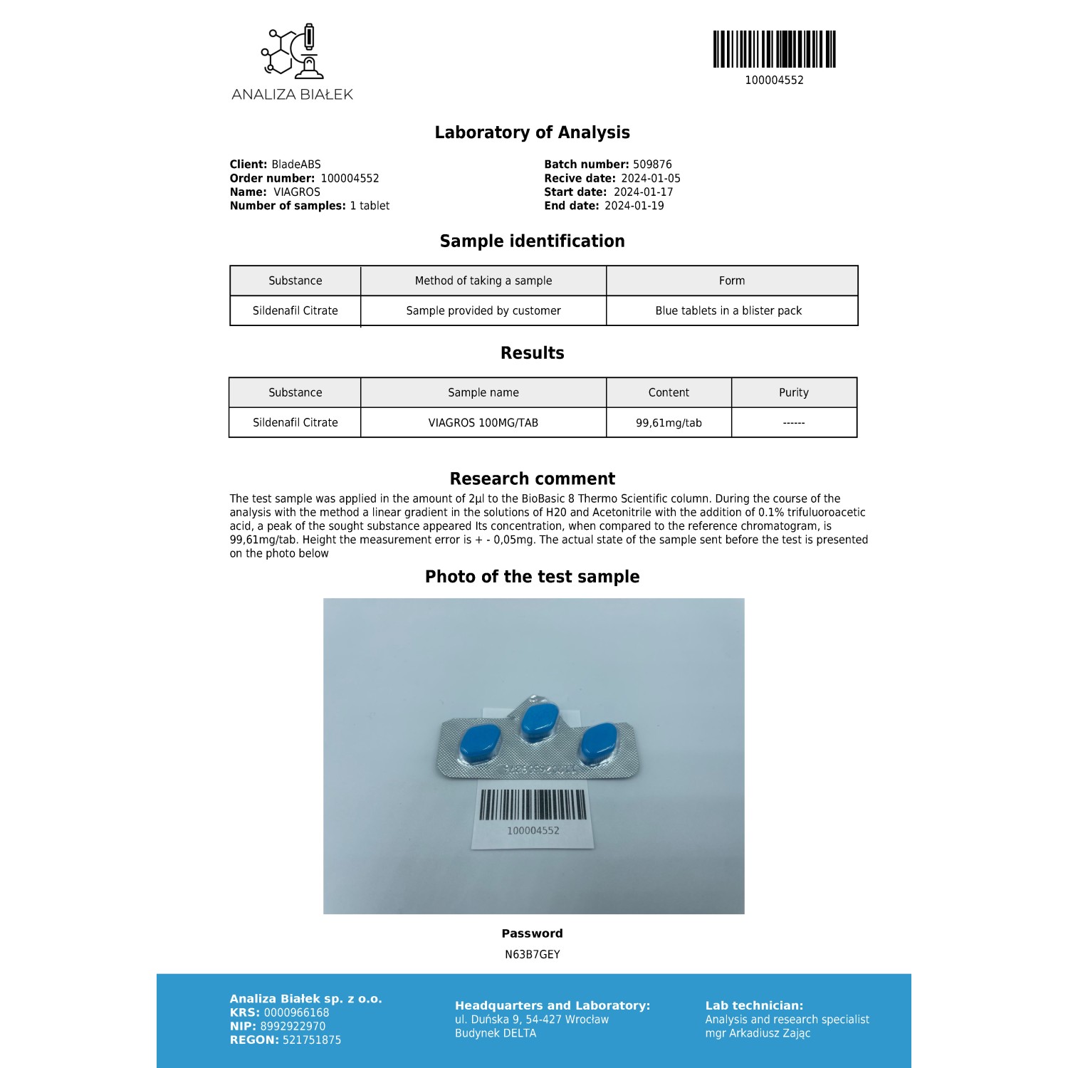 Viagros (Sildenafil)