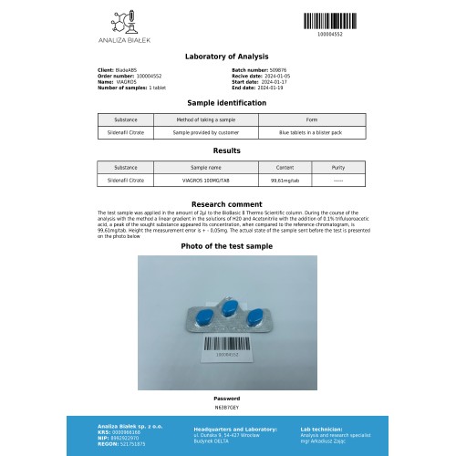 Viagros 100mg (Sildenafil Citrate)
