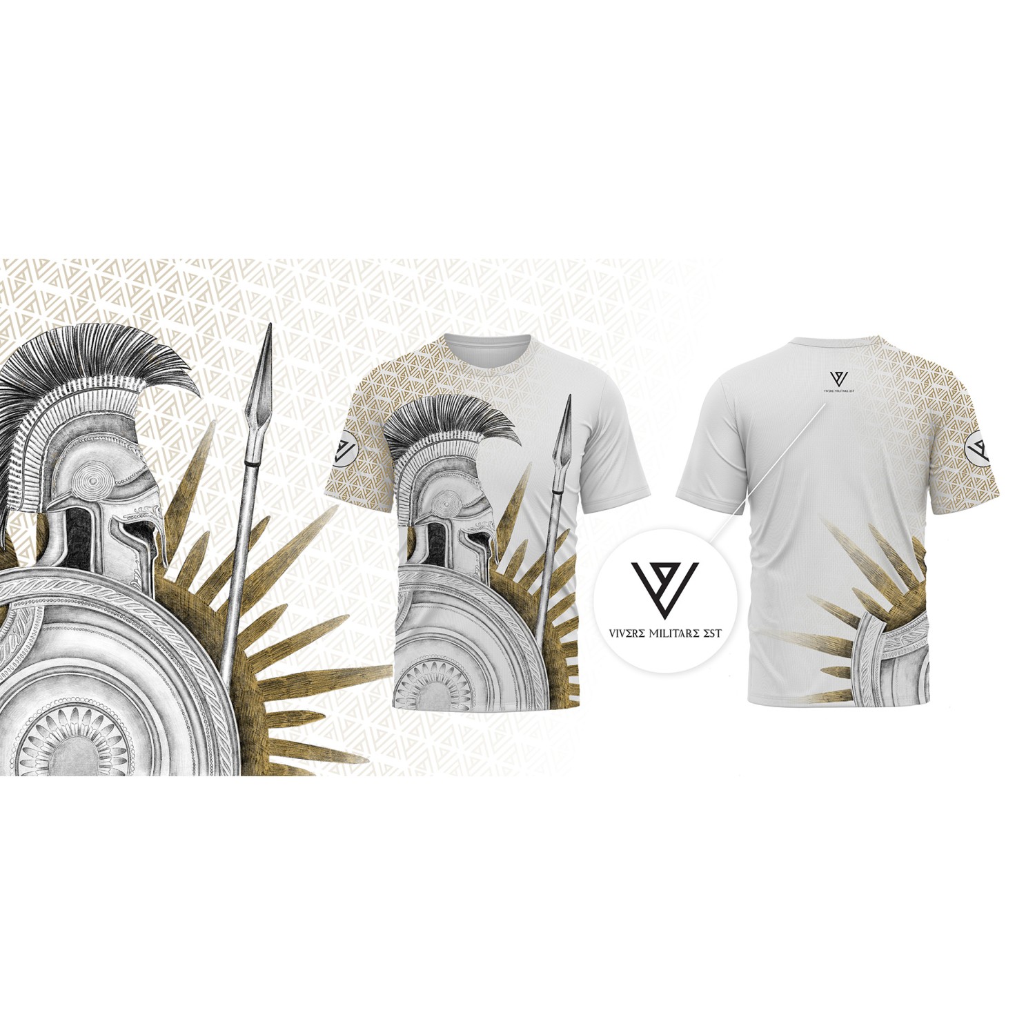 T-Shirt - Vivere militare est (Size: 2XL)